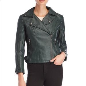 Faux Leather Moto Jacket
